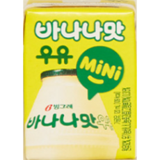 빙그레 바나나맛우유 미니 24팩, 120ml, 600개