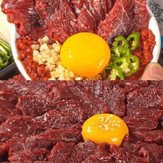 당일도축한 한우 육사시미 뭉티기, 250g, 1개