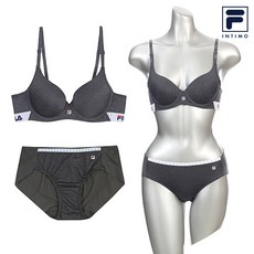 휠라 브라 드로즈 언더웨어 세트 FI4BAA6049F_SETDR_CGY