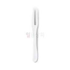 [ILYONG] 두발 미니 포크 CI 84mm 벌크포장 10000개 백색 과일 디저트 두날포크, 1개, 10000개입