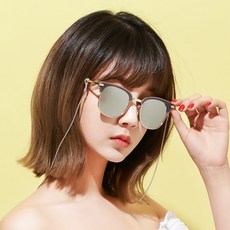 더브릴레 남자 여자 캣츠 사각 하금테 편광 선글라스