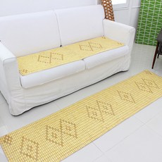 [갤러리데코] 시원한 3인용 소파 마작자리 50x150cm 일등급플러스 고급형 마작방석 소, 타입:45x45cm 1인용3p세트