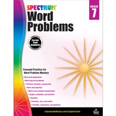 Spectrum Word Problems 7, Carson Dellosa Publishing