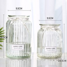 화병 유리 소품 유럽식 투명 부귀 죽-65917, 옵션16