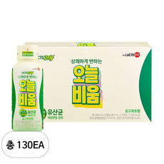 락토조이 오늘비움 유산균음료, 80ml, 130개