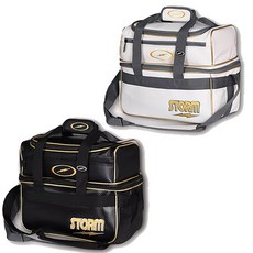 2021 스톰 2볼 디럭스 도트 볼트 볼링가방 2-BALL DLX TOTE VOLT_BLACK/GOLD, 화이트