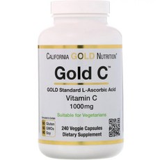 캘리포니아 골드 뉴트리션 - Gold C Vitamin C 비타민 1 000mg 60정 3팩, 240정, 1개