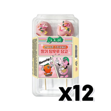 꽈페 딸기탕후루 당고 찰떡꼬치 120g x 12개
