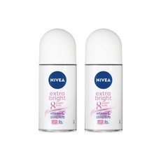 니베아 데오드란트 엑스트라 브라이트 롤온 50ml x2, 2개