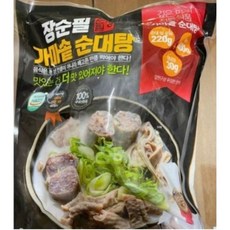 장순필 토종 가마솥 순대탕 순대국 순댓국 700g 10봉(양념장 별도), 장순필 가마솥 순대탕 10봉