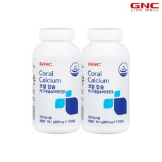 GNC 코랄 칼슘 마그네슘 비타민D, 120정, 2개