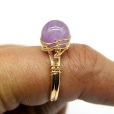 국산자수정반지