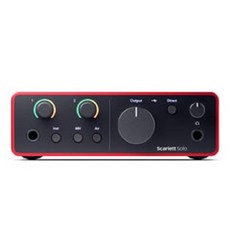 Focusrite Scarlett Solo 4th 오디오인터페이스 포커스라이트 스칼렛 솔로 4세대, Scarlett Solo (4th Gen)