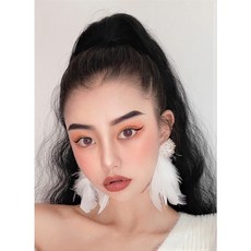 깃털귀걸이