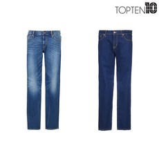 탑텐 남성 슬림 스트레이트 데님 팬츠