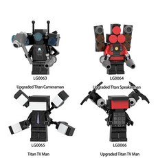 스키비디 토일렛 레고인형 타이탄 스피커맨 카메라맨 tv맨 시네마맨 마크맨 4종, I1.LG0063-업그레이드 타이탄 카메라맨