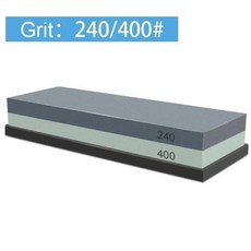 숫돌 나이프 숫돌 Grit240-8000 전문 숫돌 세트 목재 베이스 앵글 가이드 연마 세트 1-7 개, 1.Grit 240 400 - Standard 사이즈, 1개