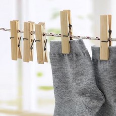 TR컴퍼니 1+1 봉지 빨래 사진걸이 원목 집게 20개입, 2세트