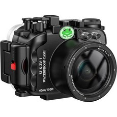 Sea frogs 방수 카메라 하우징 Sony ZV-1 IPX8 40m/130ft 최대 잠수 깊이 수중 케이스로 다이빙 서핑 조정 스키