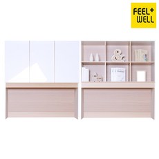 필웰 레트라 상부책장1200 수납형 DVX BC8944 책장, 메이플문