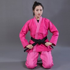 파이팅필름유도복 태권도복 유도복 의류 여성 핑크