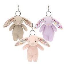 (재고보유) JELLYCAT 젤리캣 블라썸 버니 토끼인형 키링 열쇠고리 키홀더 백참 8cm, 블러쉬