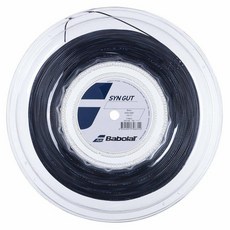  바볼랏Babolat Synthetic Gut - SYN Gut - 테니스 스트링 - 내추럴 - 1.25mm/17G - 200m (660ft) 릴 349021, 17 