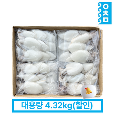 손질 베이비이까 미니갑오징어 4.32kg (180gx24팩) 냉동 도매 식당용 업소용, 미니갑오징어 40/60