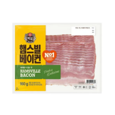 햄스빌 베이컨, 160g, 4개