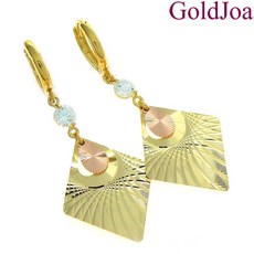 14k오닉스마름모귀걸이