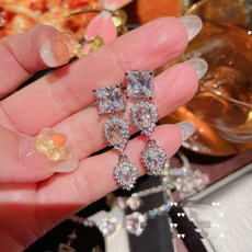 오팔물방울핑크목걸이귀걸이