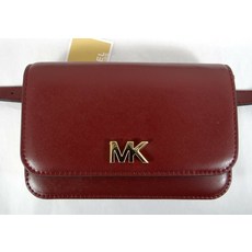 112309 마이클코어스 Mott Oxblood 가죽 벨트 가방
