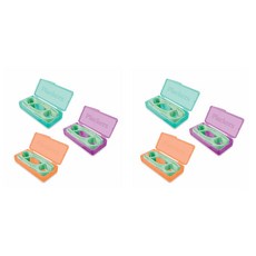 Plackers Mint Dental Floss Picks with Travel Case 플랙커스 민트 치실 12입 여행용 (색상임의배송) 6팩