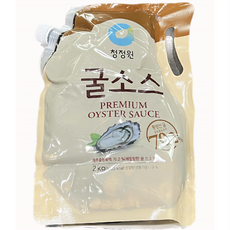 대상 청정원 굴소스 2KG 볶음요리 두부조림 업소용 식당용 이자까야 차돌박이 숙주볶음, 1개