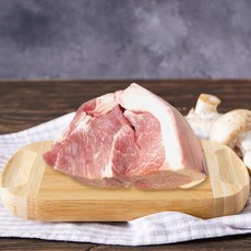 국내산 돼지고기 미박후지 미박뒷다리살 1kg 1개