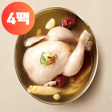30년전통 경복궁 삼계탕 국내산 닭 4년근수삼 찹쌀, 1.2kg, 4개