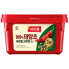 해찬들 100% 우리쌀 태양초 고추장, 2kg, 1개