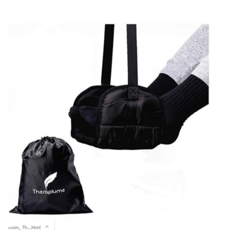 Theraplume Foot Hammock 프리미엄 메모리 폼 풋 레스트 비행기 여행 액세서리 인체 공학적 발판 발 받침대