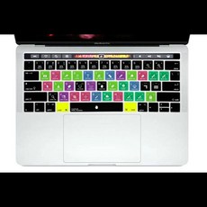 기능성 단축키 단축키 실리콘 미국 키보드 커버 스킨 Macbook Pro 13 A1706 및 15 A1707 터치 바 출시, [05] Adobe Photoshop PS, 1개