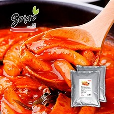 소모 / 멸치 어묵국물 떡볶이 분말소스(E타입) / 3kg(150인분) / 약간매운맛(맵기 3가지) / E-14호, 1개, 3kg