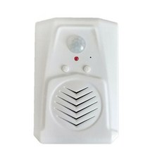 센서 모션 도어 벨 스위치 MP3 적외선 초인종 무선 PIR 음성 프롬터 환영 문 항목 알람, 1) White, 1개