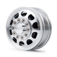 1 2PCS 1:14 Beadlock 바퀴 림 114 Tamiya RC 등반 트레일러화물 트럭 자동차 부품 용 알루미늄 합금 휠 허브, 1 개