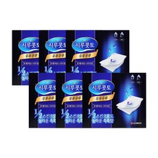 시루콧토 우루우루 화장솜, 40매입, 6개