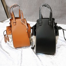 귀여운 미니 캔버스 해먹 백 토트백, 카멜