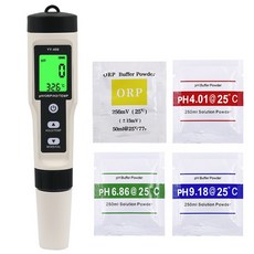측정기 4 in 1 수소 이온 농도 수질 테스트 펜 YY-400 PH/ORP/H2/TEM 디지털 식수 측정기, 1개