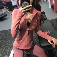 헬스 조깅 러닝 트레이닝 스포츠 운동복 자켓 요가 자켓 칼라 건조 스포츠 재킷 재킷 얇은 빠른 스탠드