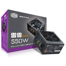 쿨러 마스터 썬더박수 MWE 500/550/600/650/700/750W 데스크탑 컴퓨터 전원 공급 장치 80 플러스 청동 인증, 550w, 규격 없음
