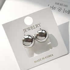 원터치볼귀걸이