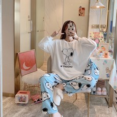 [NODAG] 겨울 달콤한 뽀글이 핫 플란넬 홈웨어 잠옷 C55267