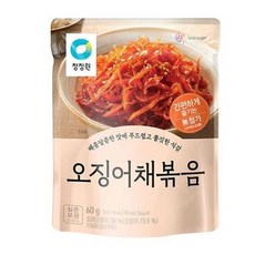 청정원 진미채 오징어채볶음 60g, 2개